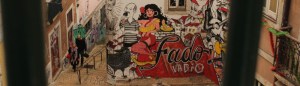 fado muurschildering in lissabon