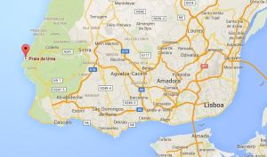 praia da ursa vakantie portugal kaart