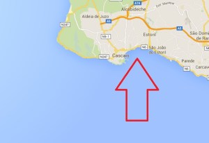 kaart - vakantie - portugal Duquesa Beach strand