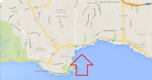 Praia da Duquesa - strand vlakbij Cascais Portugal