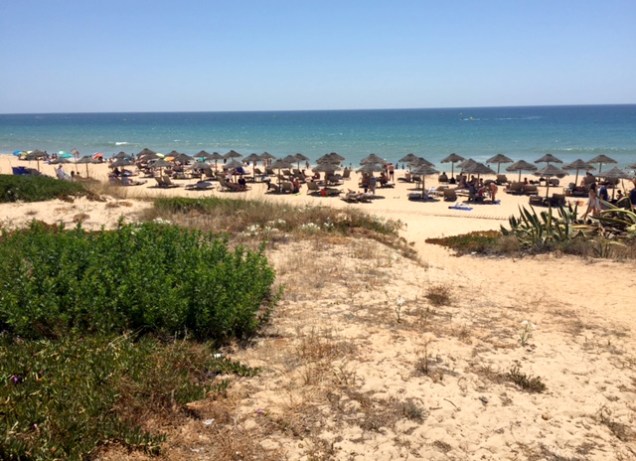 Praia de -Garrao-Villas-vakantie portugal Algarve - mooi strand 123