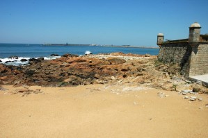 Praia Castelo do Queijo super mooi strand vlakbij Porto, Noord- Portugal vakantie 001