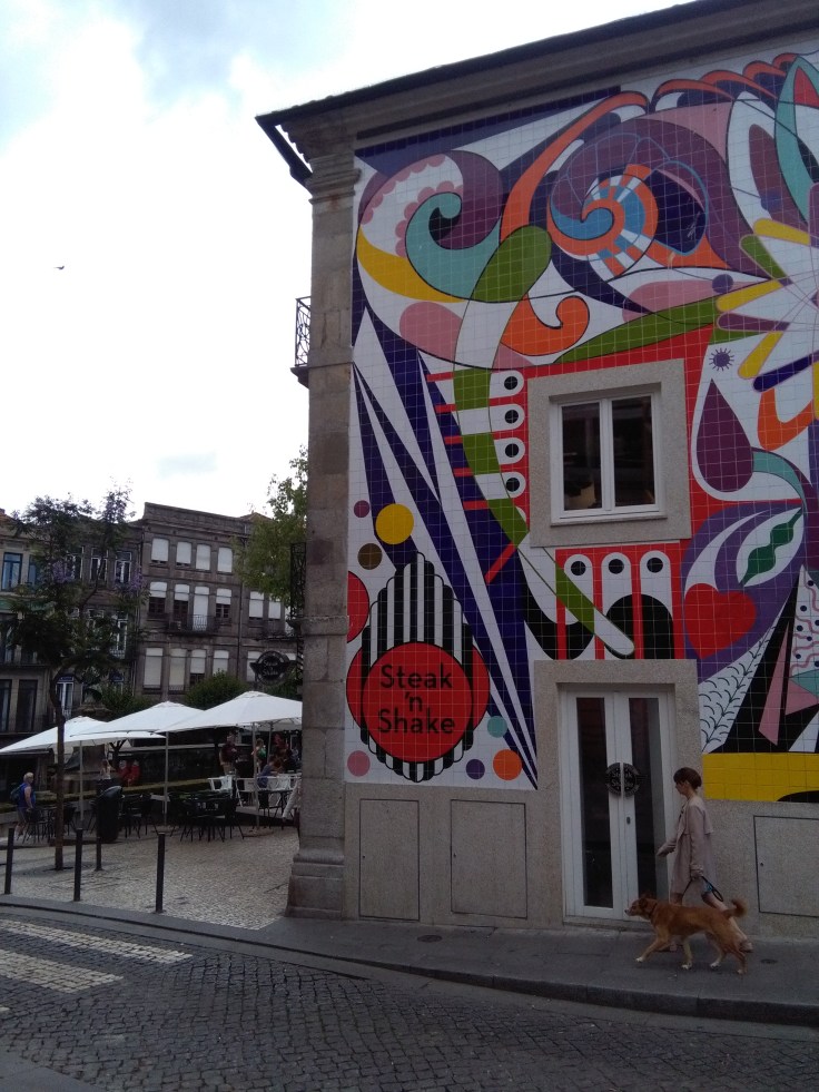 muurschildering mozaiek