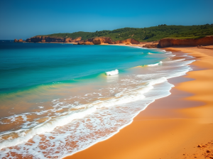 beach olhos d'agua algarve