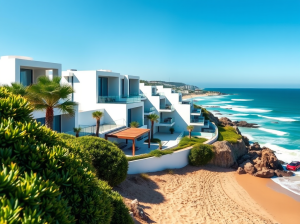 Nieuwe hotels vlak bij het strand van Falesia beach Albufeira