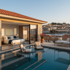 Hotels met privé zwembad of swim-up kamers in Porto