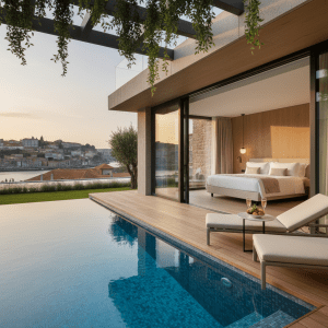 Hotels met privé zwembad of swim-up kamers in Porto