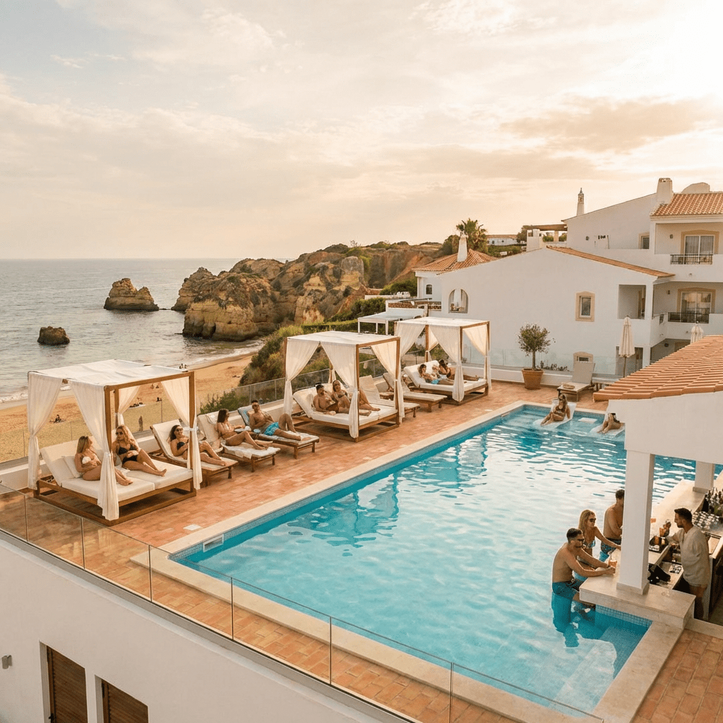 Hotels met privé zwembad of swim-up kamers in Praia da Rocha