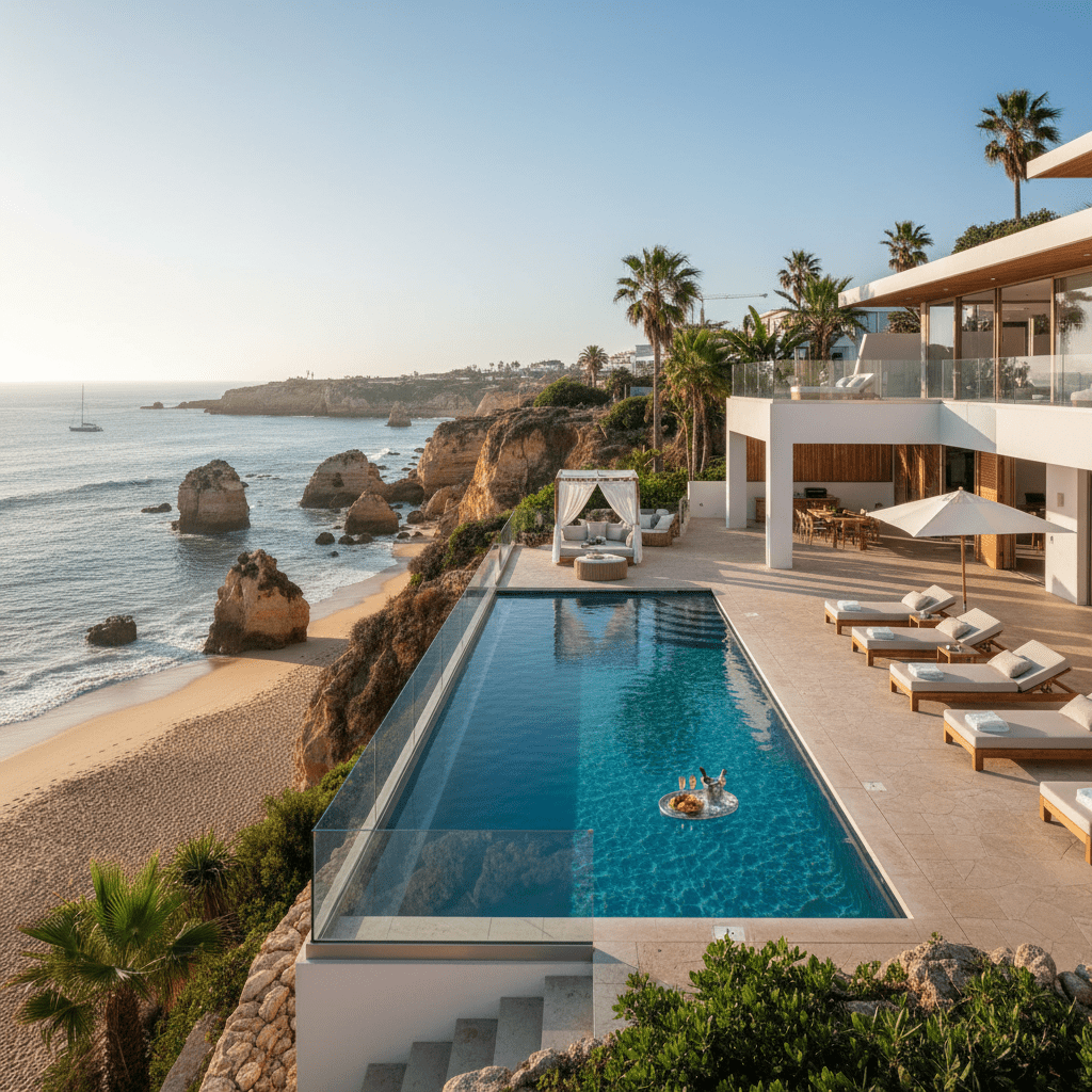 Hotels met privé zwembad of swim-up kamers in Praia da Rocha