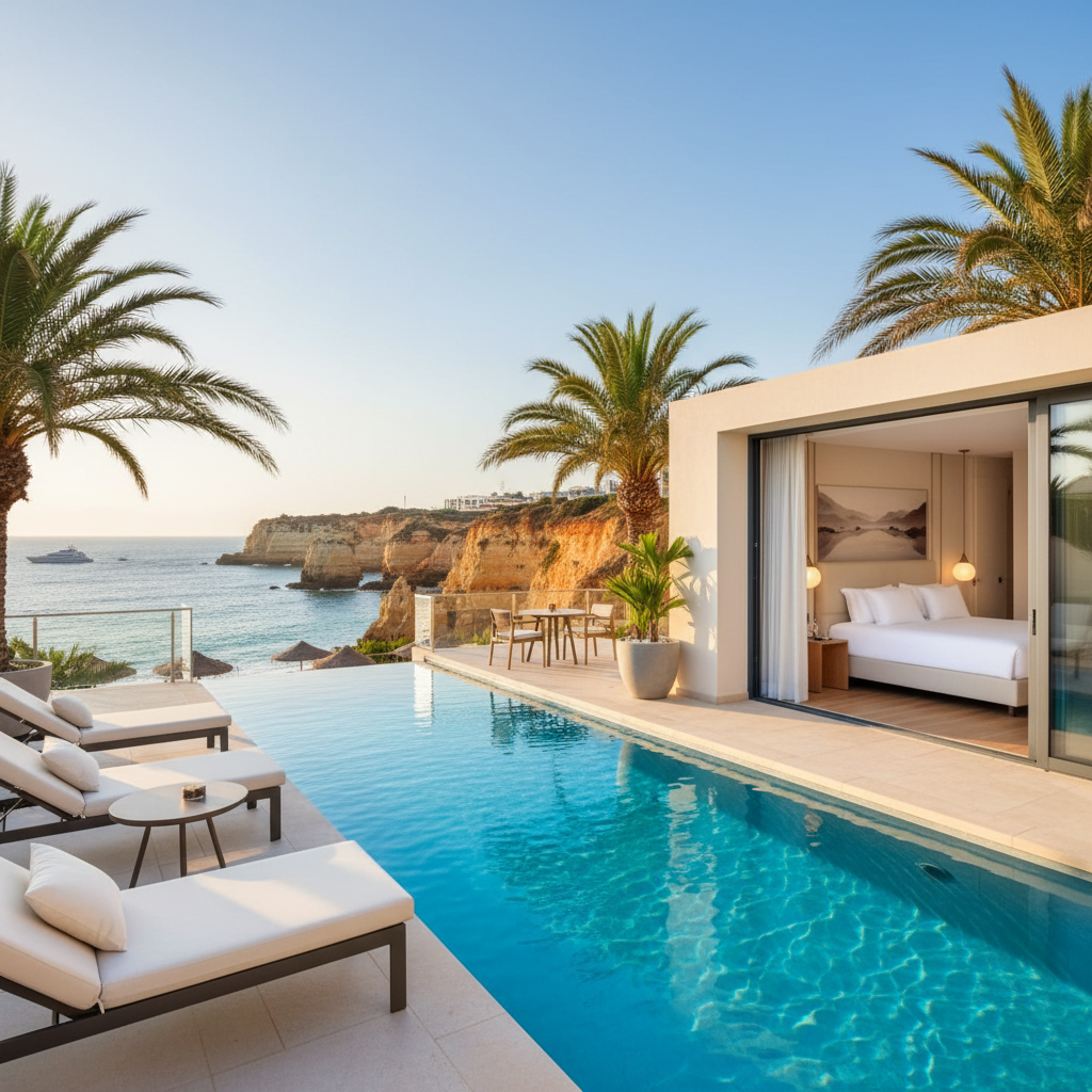 Hotels met privé zwembad of swim-up kamers in Praia da Rocha